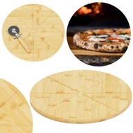 SÚPRAVA PIZZA DOSKY 33 cm + REZNÝ Nôž SÚPRAVA PIZZA DOSKY 33 cm + REZNÝ Nôž