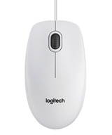 Biela káblová myš LOGITECH B100 USB 800 DPI Biela káblová myš LOGITECH B100 USB 800 DPI