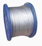 Lano, lano, oceľové fi 6 mm, 100 metrov Lano, lano, oceľové fi 6 mm, 100 metrov