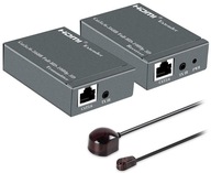 HDMI kábel predlžovač signálu - LAN RJ45 60m + IR