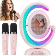 BEZDRÔTOVÁ SÚPRAVA KARAOKE PRE DETI BLUETOOTH REPRODUKTOR + 2 MIKROFÓNY BEZDRÔTOVÁ SÚPRAVA KARAOKE PRE DETI BLUETOOTH REPRODUKTOR + 2 MIKROFÓNY