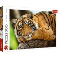 Prémiové puzzle Trefl 500 dielikov Portrét tigra