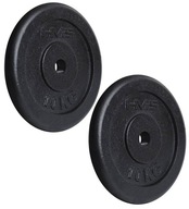 Sada záťažových tanierov na činku 2x10 kg Sada záťažových tanierov na činku 2x10 kg