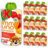 Kubuś Immuno Mousse mango acerola 100g 12 kusov Kubuś Immuno Mousse mango acerola 100g 12 kusov