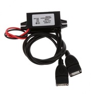 9x Generic Dual USB DC 12V na 5V modul prevodníka 9x Generic Dual USB DC 12V na 5V modul prevodníka