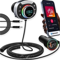 Bluetooth Audio FM MP3 BT vysielač USB QC rýchla nabíjačka do auta 3. Bluetooth Audio FM MP3 BT vysielač USB QC rýchla nabíjačka do auta 3.