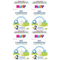 HIPP 2 BIO COMBIOTIK následné mlieko, 4x550g HIPP 2 BIO COMBIOTIK následné mlieko, 4x550g