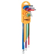 Farebné neo imbusové kľúče 1,5 - 10mm
