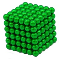 Neocube magnetické bloky zelené guličky 5mm+box Neocube magnetické bloky zelené guličky 5mm+box