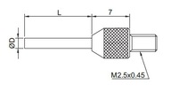 Oceľový hrot ACCUD 3 mm hrot 270-006-01