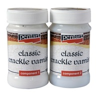 Pentart Lak na praskliny, dvojzložkový, 2x100 ml. Pentart Lak na praskliny, dvojzložkový, 2x100 ml.