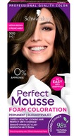SCHWARZKOPF PERFECT MUSSE Č. 500 STREDNE HNEDÁ SCHWARZKOPF PERFECT MUSSE Č. 500 STREDNE HNEDÁ