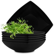 SET hlbokých tanierov EPIRI BLACK MATTE SQUARE SET hlbokých tanierov EPIRI BLACK MATTE SQUARE