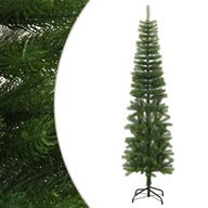 Umelý štíhly vianočný stromček so stojanom 210 cm PE