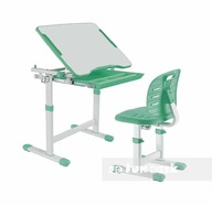 PICCOLINO III Zelený detský písací stôl a stolička