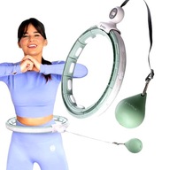 Hula hoop s cvočkami a závažím HMS Wheel Training Slimming Smart