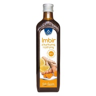 Zázvorová šťava s kurkumou a citrónom, 490 ml, OLEOFARM Zázvorová šťava s kurkumou a citrónom, 490 ml, OLEOFARM