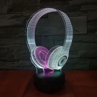 3D LED NOČNÁ LAMPA, SLÚCHADLÁ S DIAĽKOVÝM OVLÁDANÍM 3D LED NOČNÁ LAMPA, SLÚCHADLÁ S DIAĽKOVÝM OVLÁDANÍM