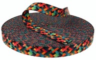 25 mm páska s grafickou kaleidoskopickou sublimačnou tlačou na nosnej páske 10 metrov 25 mm páska s grafickou kaleidoskopickou sublimačnou tlačou na nosnej páske 10 metrov