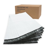 Poly mailers K7 Fóliové obálky A2 430x600 mm 50 ks Poly mailers K7 Fóliové obálky A2 430x600 mm 50 ks
