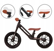 Detský balančný bicykel Racer Brown Qplay 2+