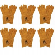 ZVÁRACIE RUKAVICE KOŽENÉ KEVLAR X 6 PÁROV ZVÁRACIE RUKAVICE KOŽENÉ KEVLAR X 6 PÁROV