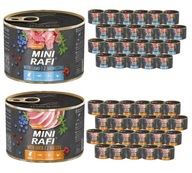 Krmivo pre psov MINI RAFI - mix 2 príchutí - 48x185g Krmivo pre psov MINI RAFI - mix 2 príchutí - 48x185g