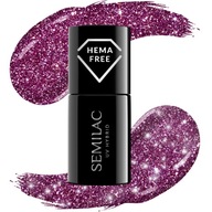 SEMILAC 463 Royal Grand Prix Hybridný lak na nechty 7ml Purple Flash Effect