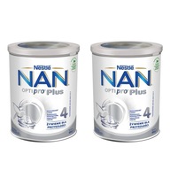 Nestle Nan Optipro Plus 4 HM-0 Mlieko 24m+ 2x800g Nestle Nan Optipro Plus 4 HM-0 Mlieko 24m+ 2x800g