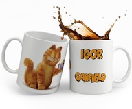 GARFIELD HRNEK GARFILD MAČKA + MENO + KARTÓNKA