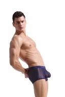 SEXY PÁNSKE SIEŤOVANÉ BOXERKY, NÁMORNÍCKA MODRÁ L/XL SEXY PÁNSKE SIEŤOVANÉ BOXERKY, NÁMORNÍCKA MODRÁ L/XL