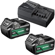 Napájacia sada 2x 18V 5Ah HiKOKI BSL1850MA batéria + nabíjačka