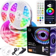 Farebný RGB LED pásik 10m + WiFi diaľkové ovládanie Farebný RGB LED pásik 10m + WiFi diaľkové ovládanie