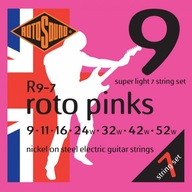 Struny pre elektrickú gitaru Rotosound R-9-7 Struny pre elektrickú gitaru Rotosound R-9-7