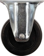 Koliesko s pevným kruhom z čiernej gumy 50 mm polypropylén