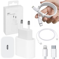 SIEŤOVÁ NABÍJAČKA USB-C PRE IPHONE 11 12 13 14 15 PRO MAX + BLESKOVÝ KÁBEL SIEŤOVÁ NABÍJAČKA USB-C PRE IPHONE 11 12 13 14 15 PRO MAX + BLESKOVÝ KÁBEL