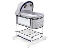 Milly Mally Dream On cradle bed - Star grey