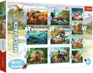 PUZZLE 10V1 SPOZNAJ VŠETKY ŠÁLKOVÉ DINOSAURY PUZZLE 10V1 SPOZNAJ VŠETKY ŠÁLKOVÉ DINOSAURY