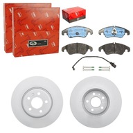 TRW PREDNÉ DISKY+DLOŽKY AUDI A4 B8 A5 Q5 2007-