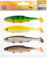 4x Mikado RIPPER guma REAL FISH MIX farby 10cm 4x Mikado RIPPER guma REAL FISH MIX farby 10cm