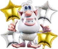 BOOBA balóny Buba 110cm Cooper Pig sada 5 ks BOOBA balóny Buba 110cm Cooper Pig sada 5 ks
