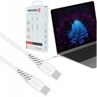 SWISSTEN kábel 2 USB-C 1,5m RÝCHLE NABÍJANIE 100W SWISSTEN kábel 2 USB-C 1,5m RÝCHLE NABÍJANIE 100W