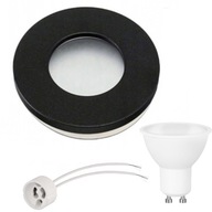 Hermetické stropné svietidlo IP44 +LED GU10 2W Hermetické stropné svietidlo IP44 +LED GU10 2W