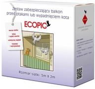 SET BALKÓNOVÁ SIEŤ PRE MAČKU, VTÁKY, HOLUBY 5X2m, OKO 50mm, BEZ VŔTANIA SET BALKÓNOVÁ SIEŤ PRE MAČKU, VTÁKY, HOLUBY 5X2m, OKO 50mm, BEZ VŔTANIA