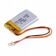 Batéria GPS batéria 300mAh 3,7V PCM 3 drôty