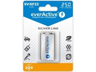 Nabíjateľná batéria 6F22 9V 250 mAh EVERACTIVE (1 ks) Nabíjateľná batéria 6F22 9V 250 mAh EVERACTIVE (1 ks)