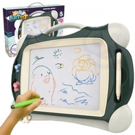 Farebná magnetická tabuľa WOOPIE Notebook + 2 zelené pečiatky Farebná magnetická tabuľa WOOPIE Notebook + 2 zelené pečiatky