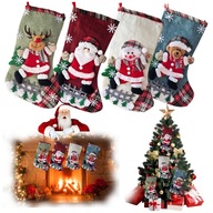 4X Vianočné pančuchový darček Dekoratívne topánky pre Mantel Window Dekoratívne 4X Vianočné pančuchový darček Dekoratívne topánky pre Mantel Window Dekoratívne