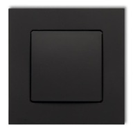 Deco karlik čierny - sacia zásuvka na centrálny vysávač - 12DGV-1