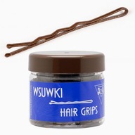 IZA vlnité špendlíky, hnedé, MATNÉ, 2 guličky, 5cm, 500g IZA vlnité špendlíky, hnedé, MATNÉ, 2 guličky, 5cm, 500g